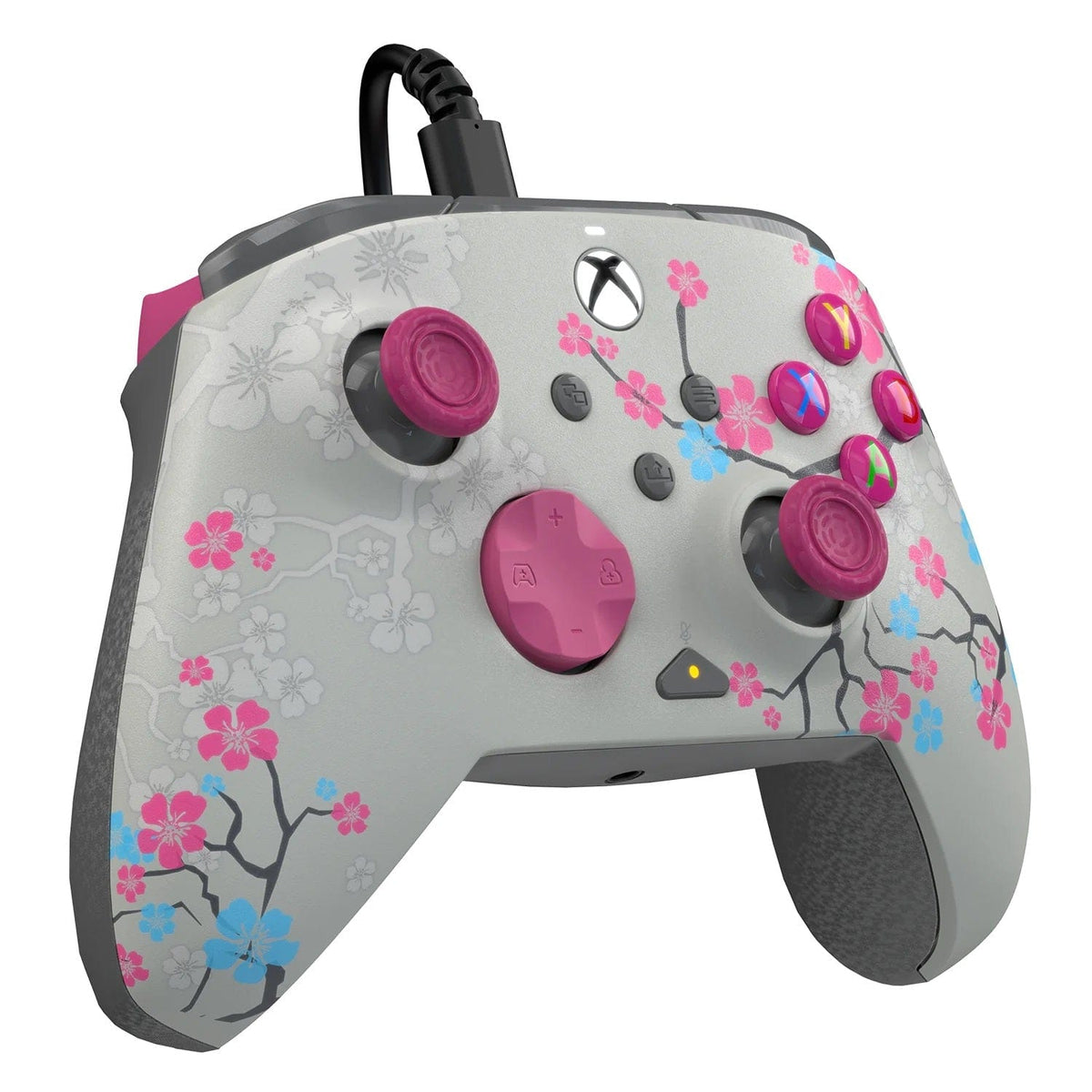 PDP XBOX WIRED REMATCH CONTROLLER - BLOSSOM GLOW IN THE DARK 708056071332