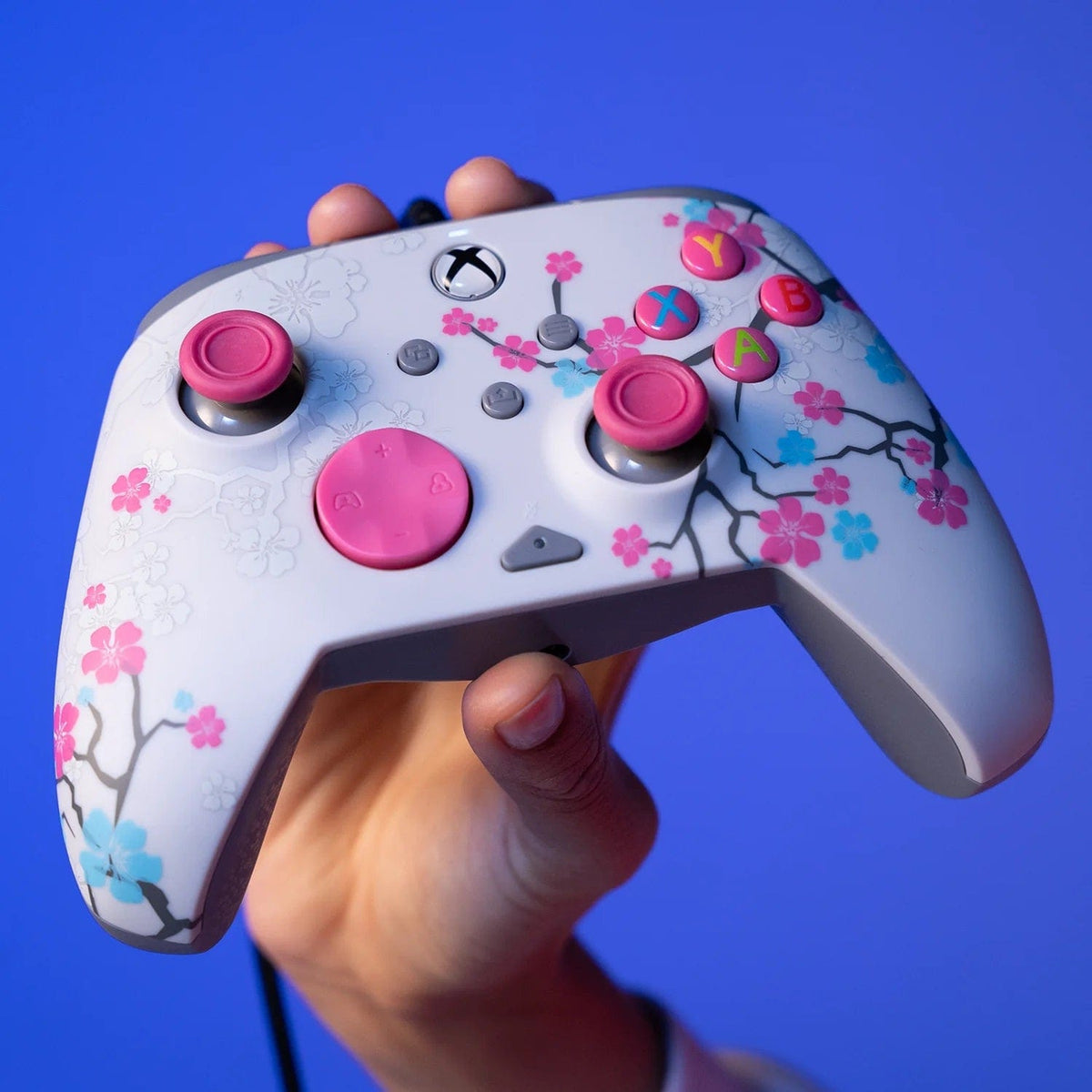 PDP XBOX WIRED REMATCH CONTROLLER - BLOSSOM GLOW IN THE DARK 708056071332
