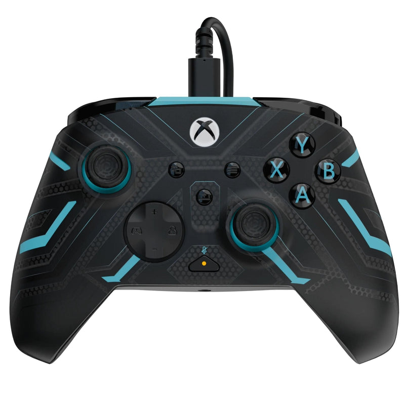 PDP XBOX WIRED REMATCH CONTROLLER - TITAN STEEL GLOW IN THE DARK 708056072650