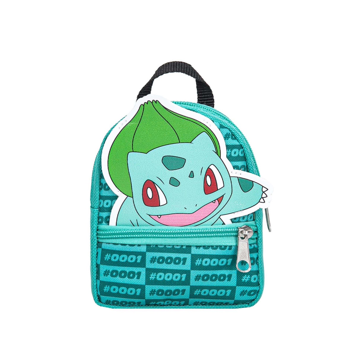 POKEMON - BULBASAUR MINI BACKBACK WITH CARABINER 9CM 3701638733670