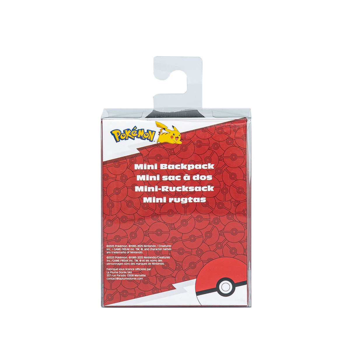 POKEMON - EEVEE MINI BACKBACK WITH CARABINER 9CM 3701638733663