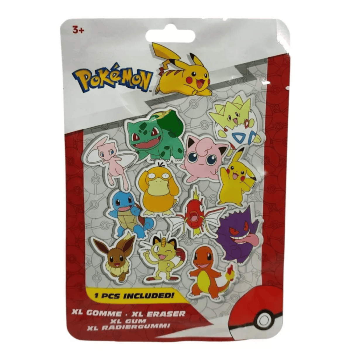POKEMON - ERASER XXL 12PCS 3701638729376