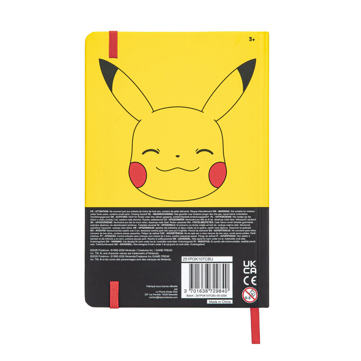 POKEMON - NOTEBOOK A5 AND PEN 3701638729840