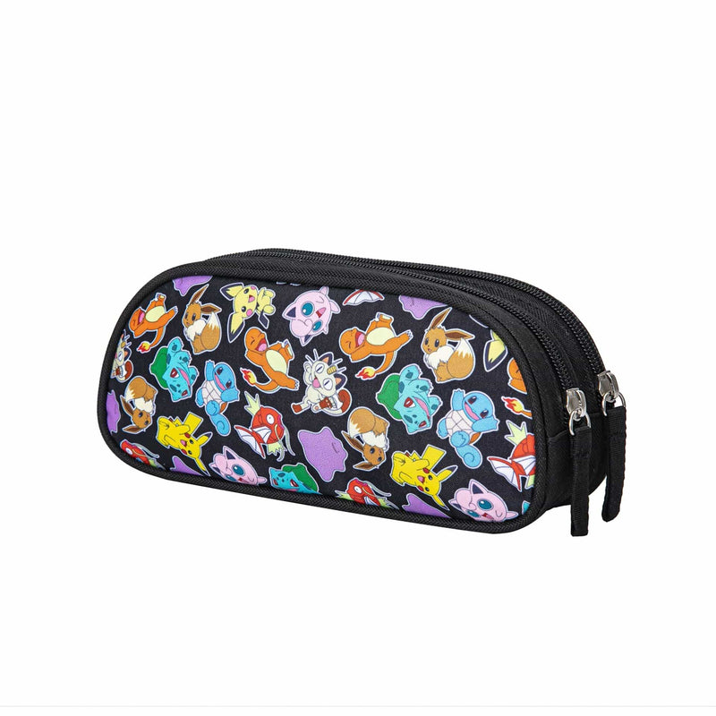 POKEMON - PENCIL CASE 2 22CM BLACK 3701638714891