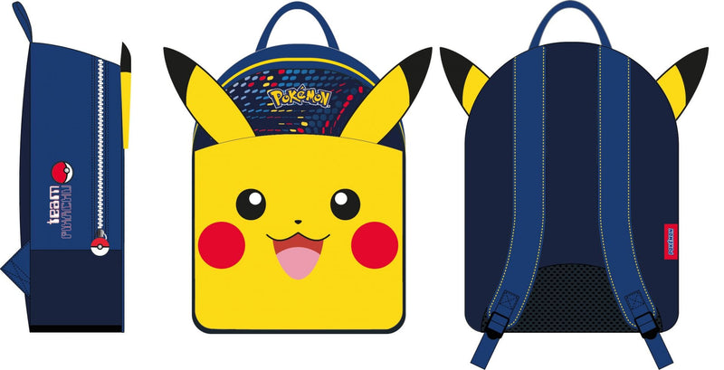 POKEMON - PIKACHU - JUNIOR BACKPACK 32CM BLUE 3701638703758