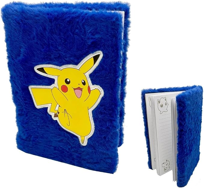 POKEMON - PIKACHU PLUSH NOTEBOOK A5 DARK BLUE 3701638732895