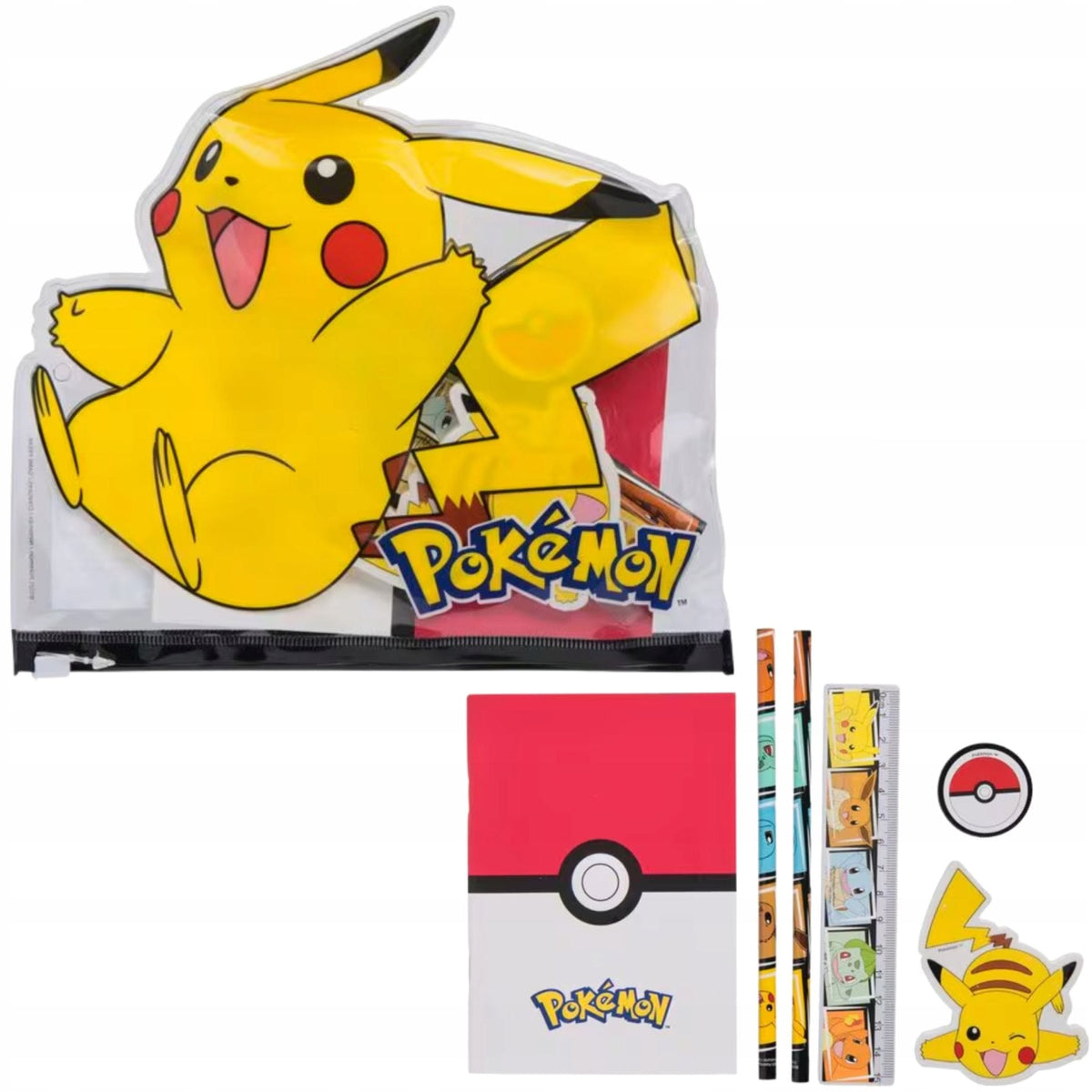 POKEMON - PIKACHU SHAPED FILLED PENCIL CASE 3701638728393