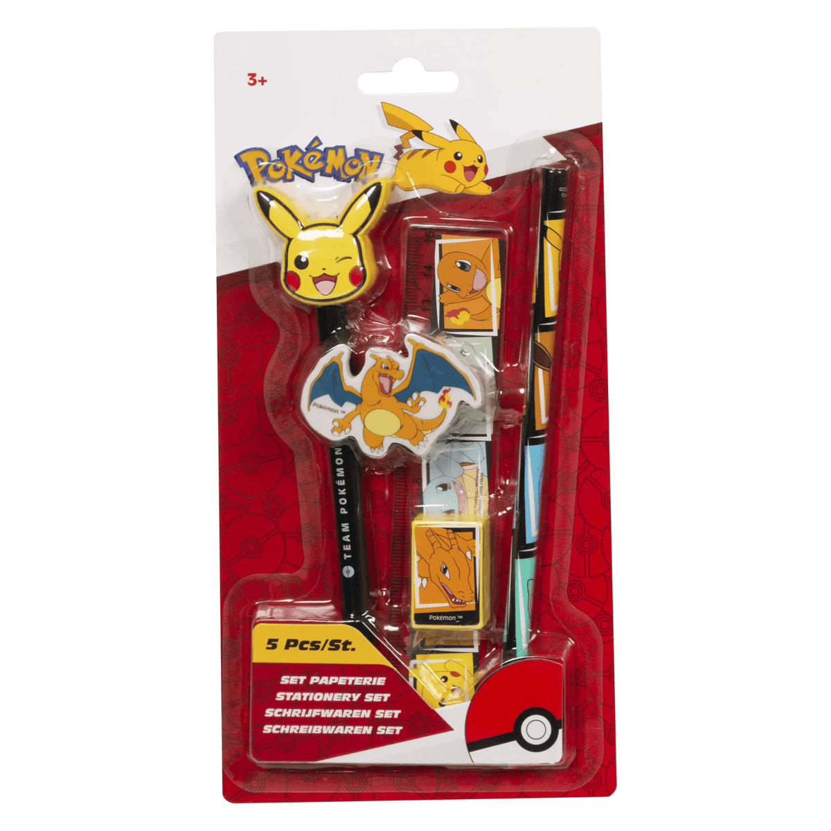 POKEMON - STATIONERY SET 5PCS 3701638728430