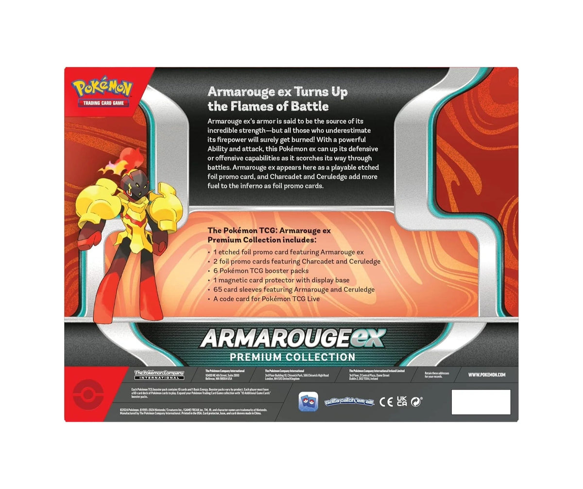 POKEMON TCG: ARMAROUGE EX PREMIUM COLLECTION 820650857522
