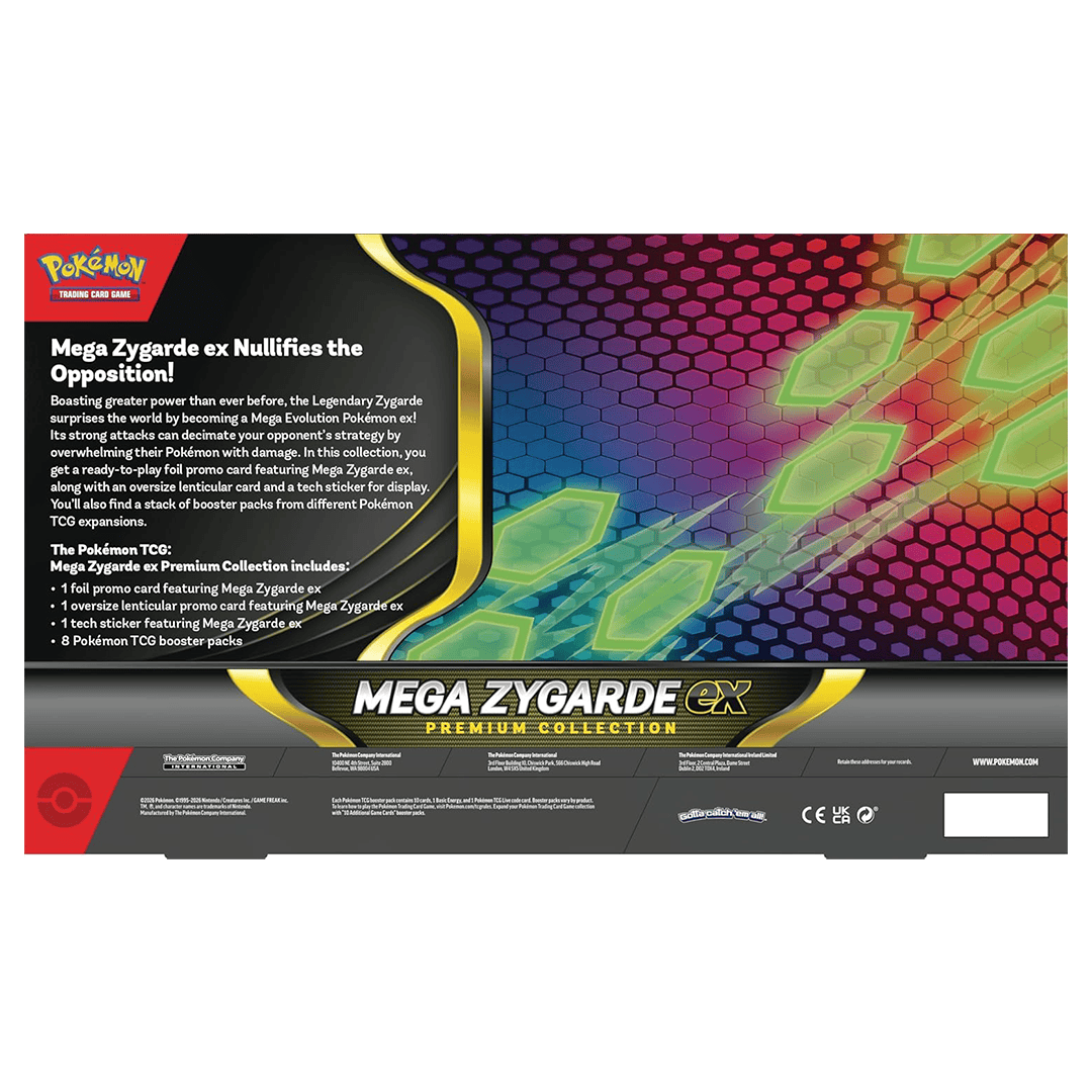POKEMON TCG: Mega Zygarde ex Premium Collection 196214135017