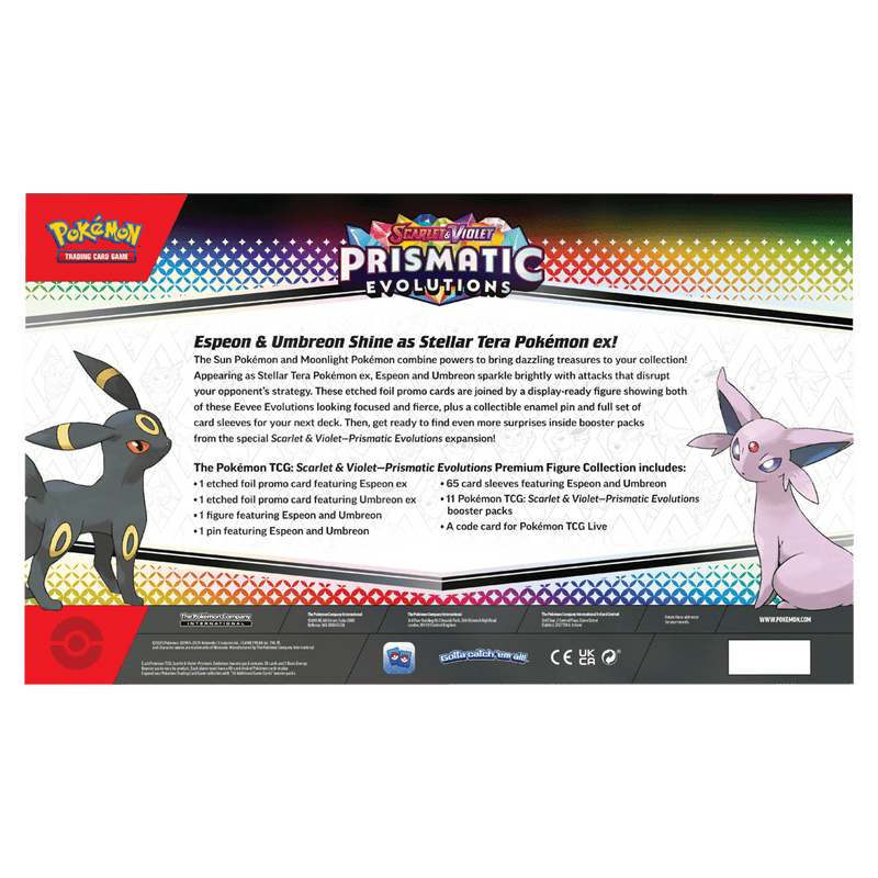 POKEMON TCG: Scarlet & Violet : Prismatic Evolutions - Premium Figure   igabiba