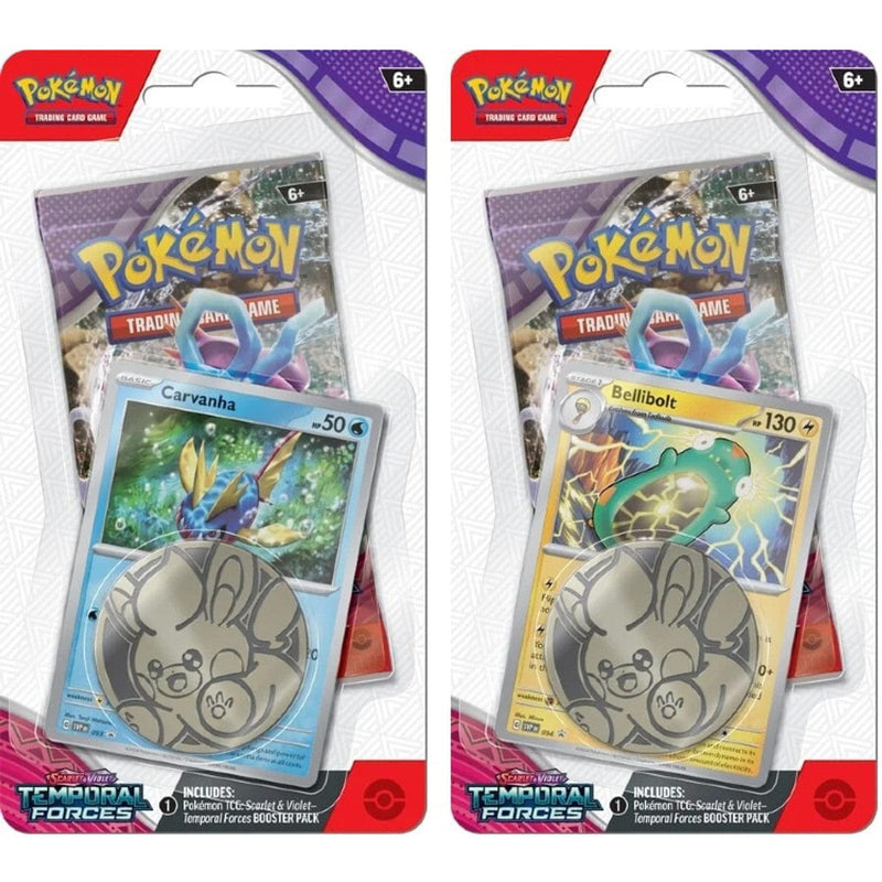POKEMON TCG: SCARLET & VIOLET: TEMPORAL FORCES - CHECKLANE BLISTER 9996508565497