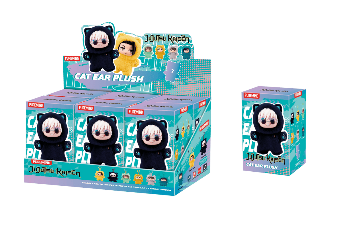 PUREMIND: JUJUSTU KAISEN - CAT EAR PLUSH  (ASSORTED) 6973817324314