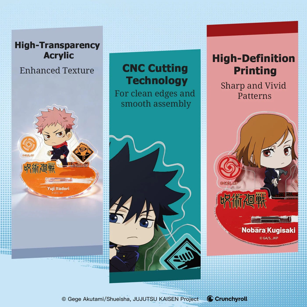 PUREMIND: JUJUSTU KAISEN - ROCKING ACRYLIC STAND (ASSORTED) 6973817324086