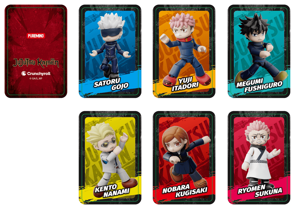 PUREMIND: JUJUTSU KAISEN - FLEXI FIGS - TOTAL ASSAULT SERIES (ASSORTED) 6973817325168