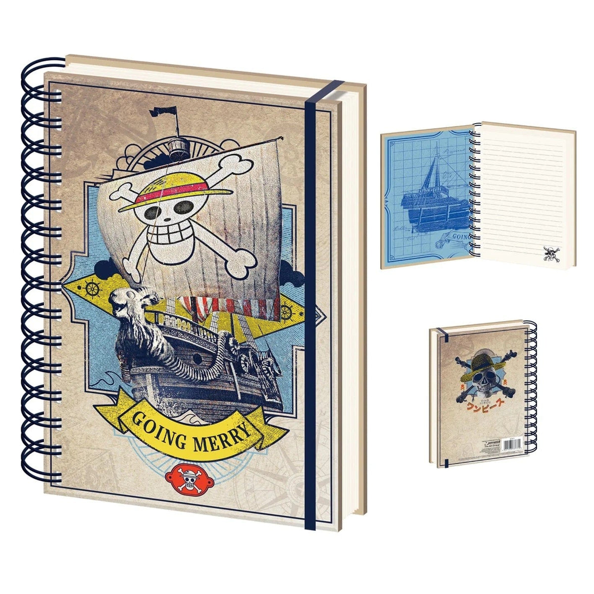 PYRAMID A5 WIRO NOTEBOOK (GOING MERRY) 5056480393748
