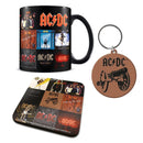PYRAMID AC/DC CLASSIC ALBUMS GIFT SET - MUG, COASTER & KEYCHAIN 5063457010003