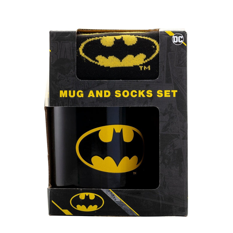 PYRAMID BATMAN (BATMAN LOGO) MUG & SOCK SET 5050293869179