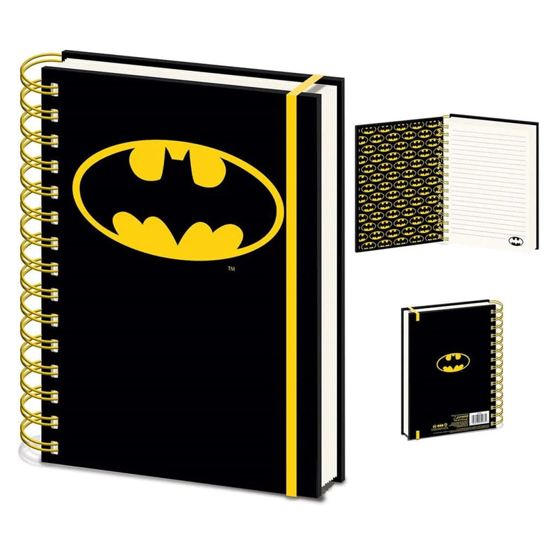 PYRAMID BATMAN (SYMBOL) A5 WIRO NOTEBOOK 5056480392529