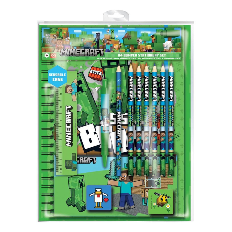 PYRAMID DST MINECRAFT A4 BUMPER STATIONERY SET 5407009691249