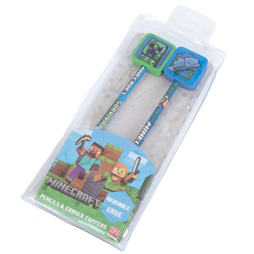 PYRAMID DST MINECRAFT PENCILS WITH TOPPERS 5407009691263