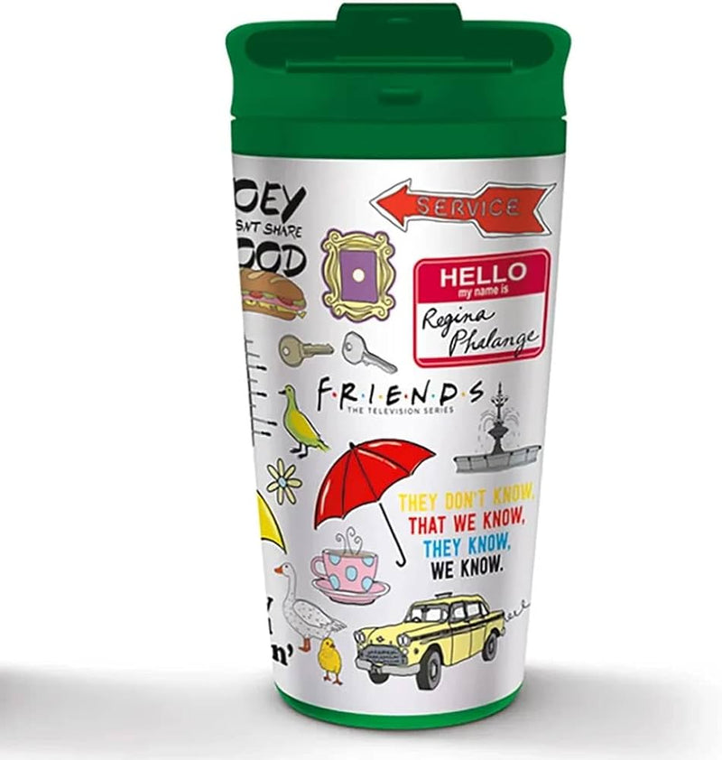 PYRAMID Friends iconographic travel mug 5050574258203