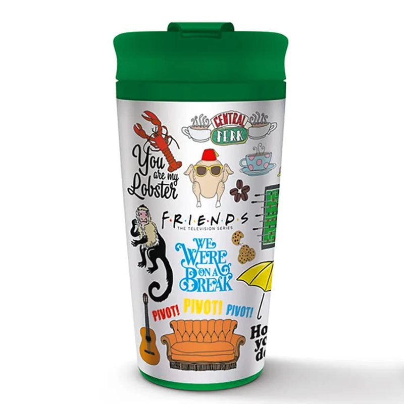 PYRAMID Friends iconographic travel mug 5050574258203
