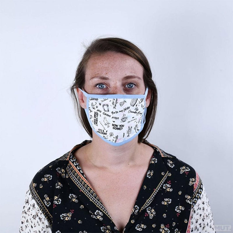 PYRAMID FRIENDS (PHRASES) FACE MASK 2 PACK 5050293855745