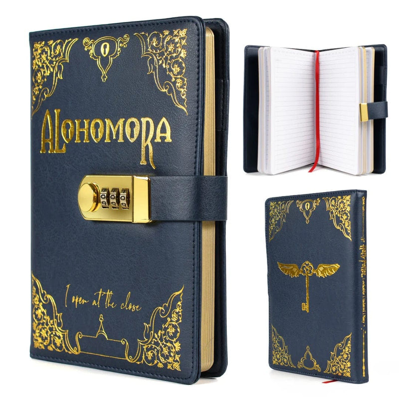 PYRAMID HARRY POTTER (ALOHOMORA) A5 LOCKABLE UNDATED DIARY 5051265740236