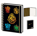 PYRAMID HARRY POTTER (COLOURFUL CREST DARK) A5 WIRO NOTEBOOK 5056480393816
