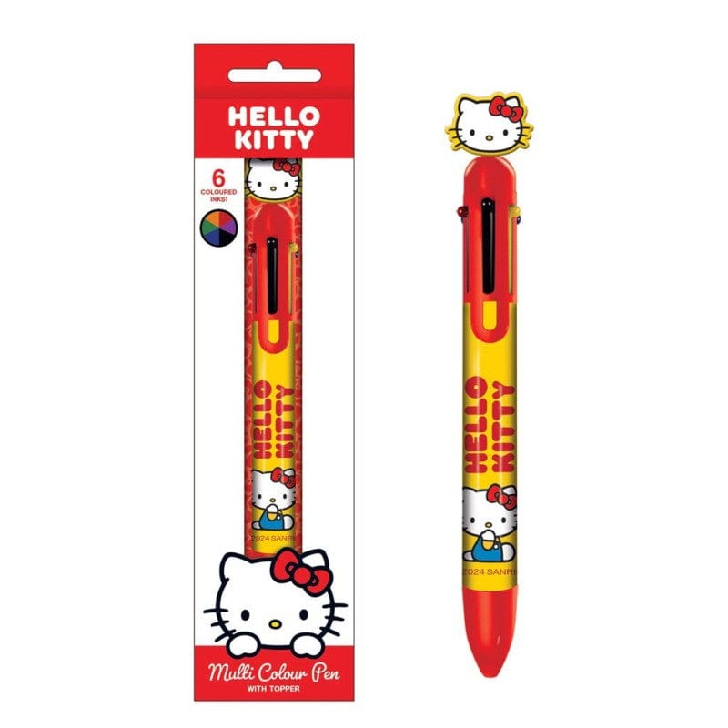 PYRAMID HELLO KITTY (FAVOURITE THINGS) MULTI COLOUR (6-IN-1) PEN (BOXED) 5063457018887