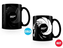 PYRAMID JAMES BOND (GUNBARREL) HEAT CHANGE MUG 5050574254168