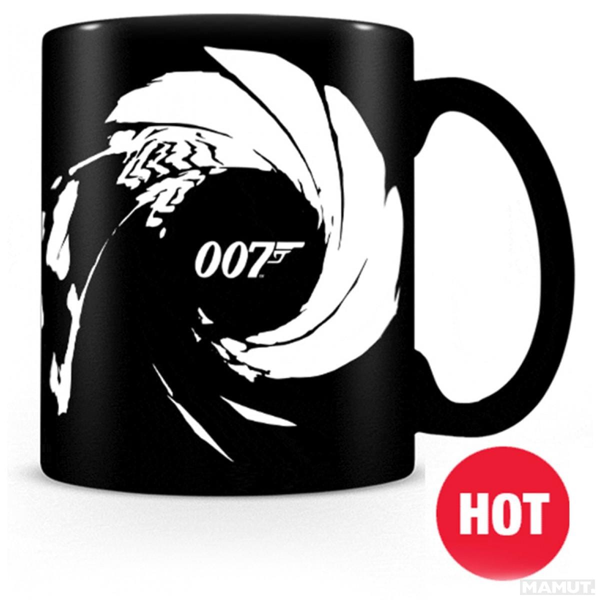 PYRAMID JAMES BOND (GUNBARREL) HEAT CHANGE MUG 5050574254168