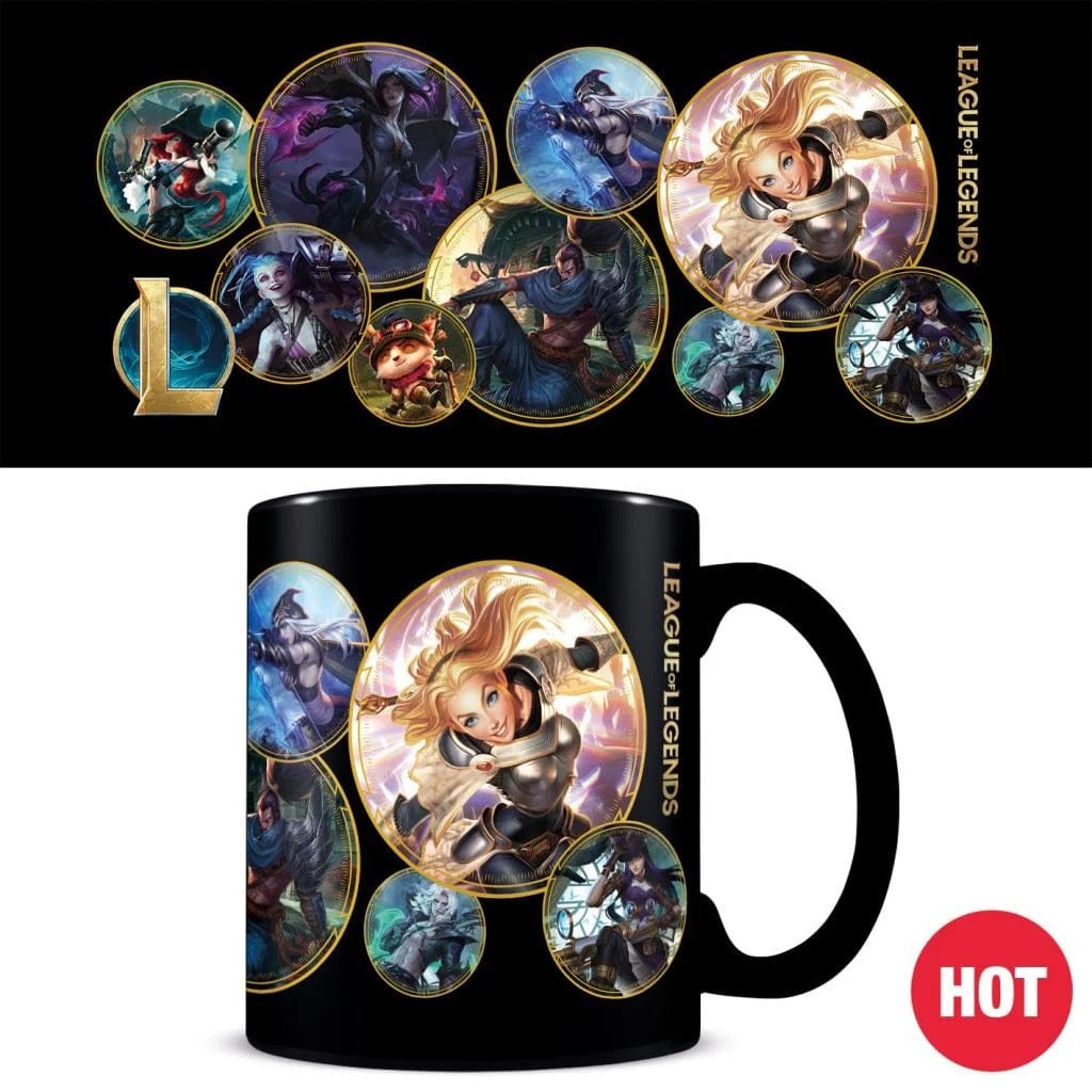 PYRAMID LEAGUE OF LEGENDS CHAMPIONS HEAT CHANGE MUG 5063457048853