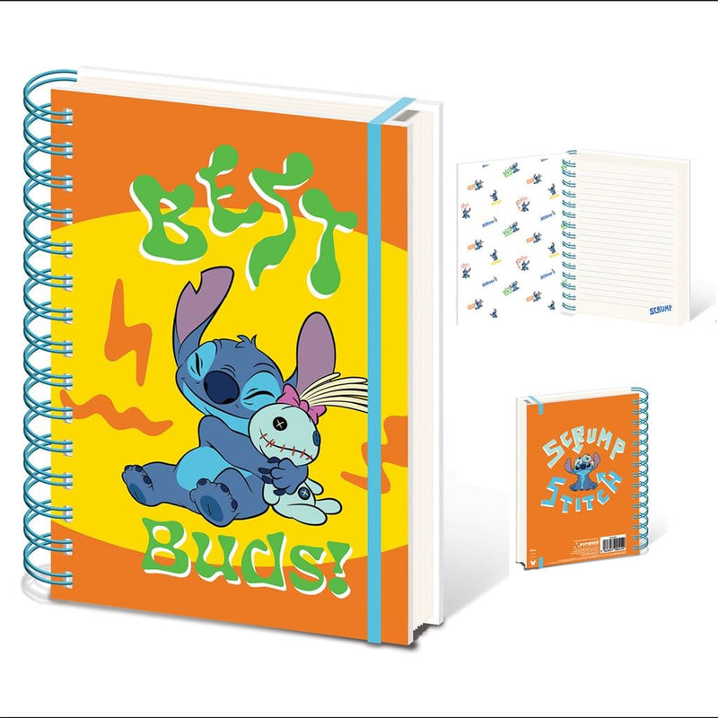 PYRAMID LILO & STITCH A5 WIRO NOTEBOOK 5063457005429