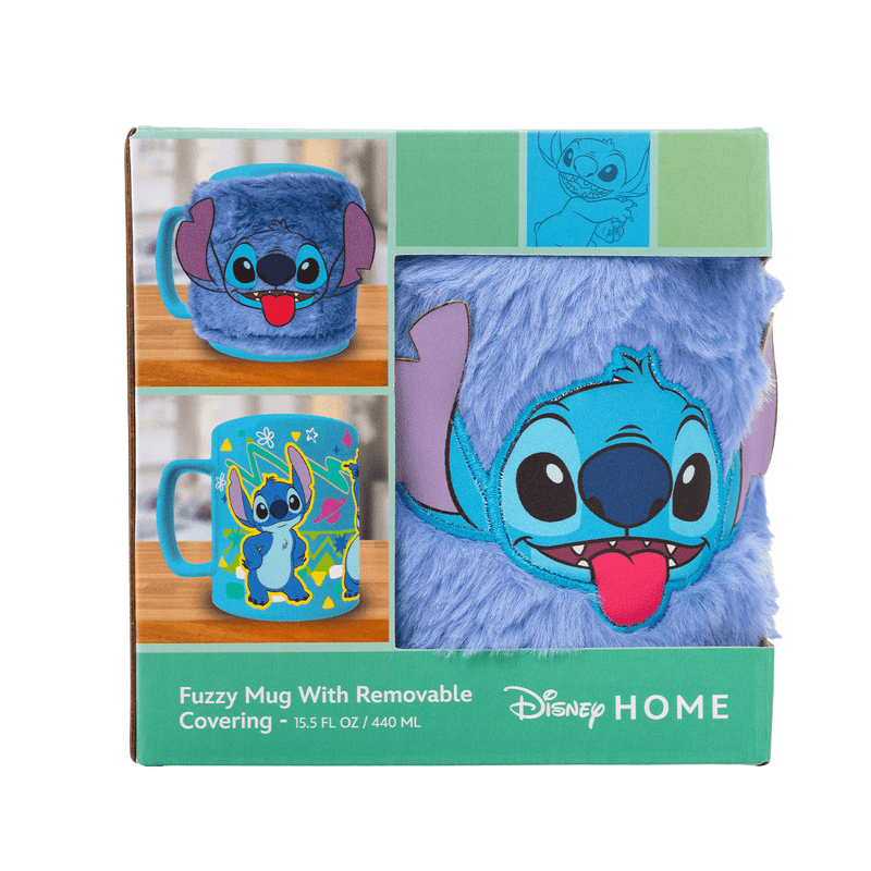 PYRAMID LILO & STITCH (STITCH FACE) FUZZY MUG 5063457010706