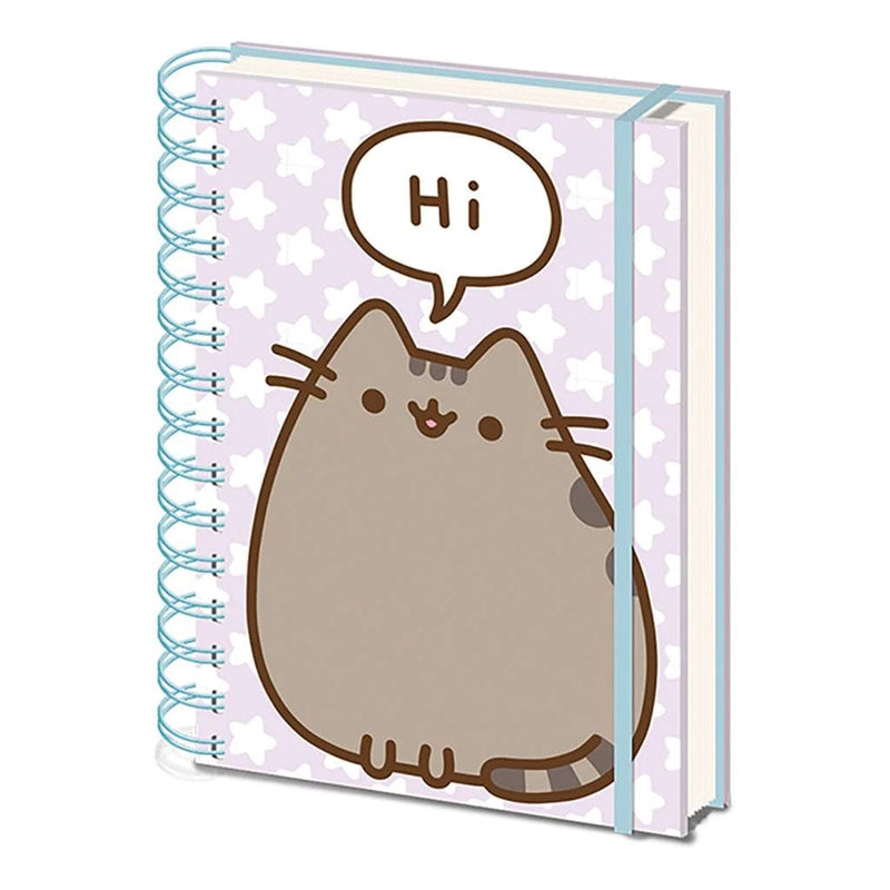 PYRAMID PUSHEEN (PUSHEEN SAYS HI) A5 WIRO NOTEBOOK 5051265725097