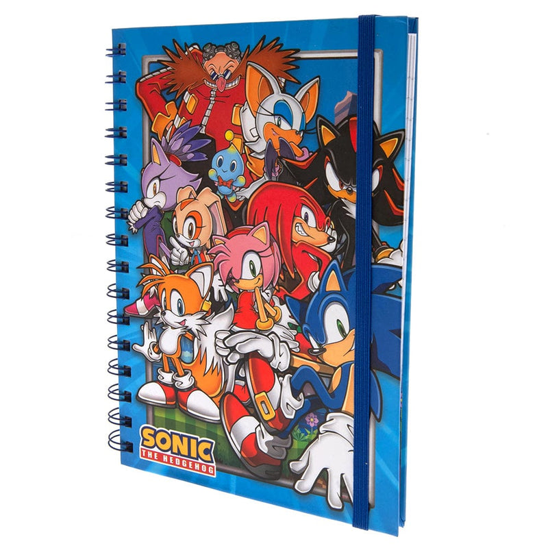 PYRAMID SONIC THE HEDGEHOG (GREEN HILL ZONE GANG) A5 WIRO NOTEBOOK 5056480391812