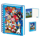 PYRAMID SONIC THE HEDGEHOG (GREEN HILL ZONE GANG) A5 WIRO NOTEBOOK 5056480391812