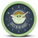 PYRAMID STAR WARS: THE MANDALORIAN (CUTEST IN THE GALAXY) DESK CLOCK 5050293858869