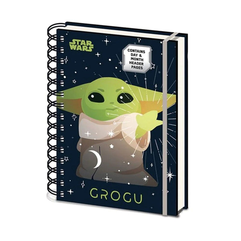 PYRAMID STAR WARS: THE MANDALORIAN (GROGU) A5 WIRO UNDATED DIARY NOTEBOOK 5051265740113