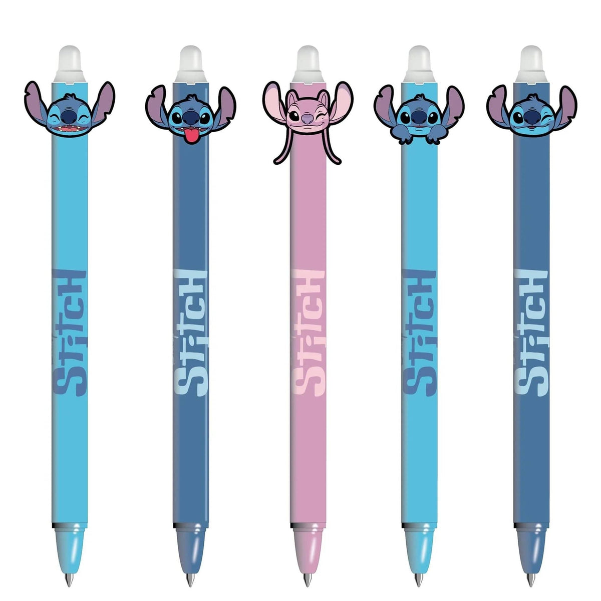 PYRAMID STITCH CORE BLUE ERASABLE INK GEL PEN 5063457050399