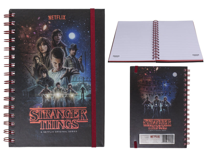 PYRAMID STRANGER THINGS (ONE SHEET) A5 METALLIC NOTEBOOK 5051265727763