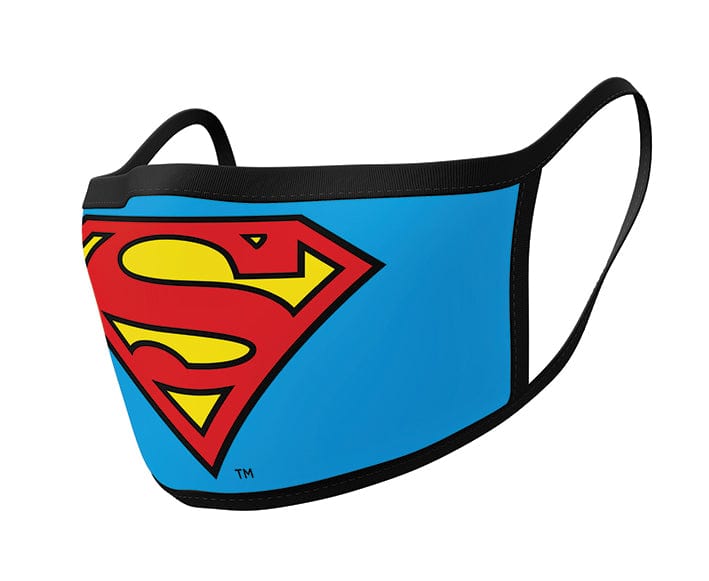 PYRAMID SUPERMAN (LOGO) FACE MASK 2 PACK 5050293855592