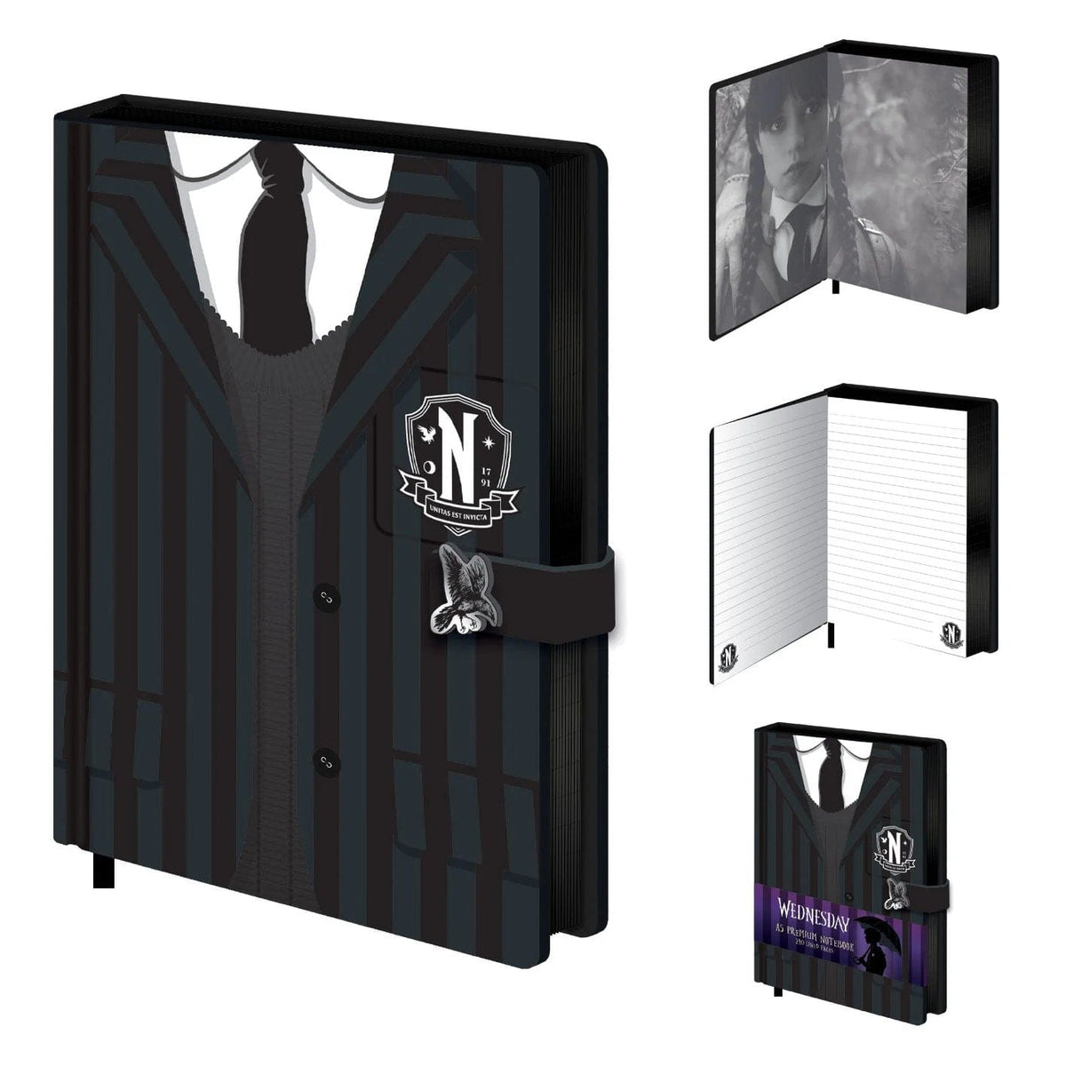PYRAMID WEDNESDAY (UNIFORM) A5 PREMIUM NOTEBOOK (CLASP) 5056480393991