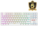 REDRAGON ANUBIS K539 RGB brezžična mehanska tipkovnica bele barve 6950376705068