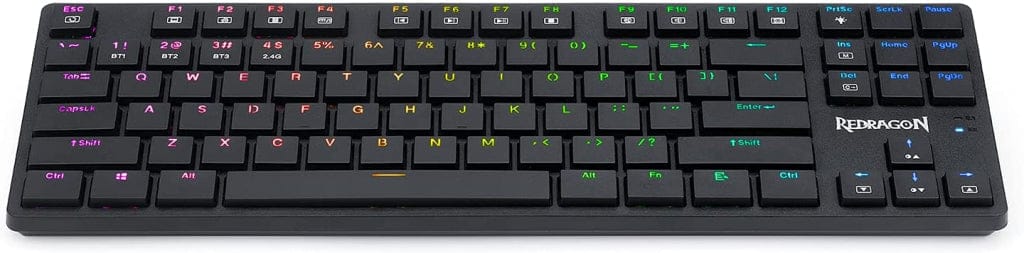 REDRAGON ANUBIS K539 RGB WIRED/WIRELESS MECHANICAL KEYBOARD BLACK 6950376705051