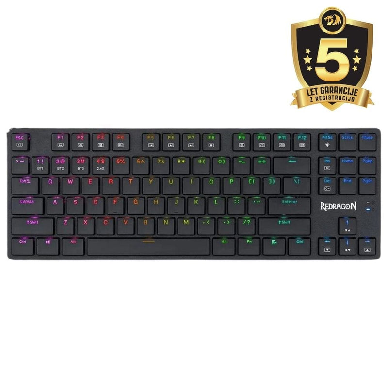 REDRAGON ANUBIS K539 RGB WIRED/WIRELESS MECHANICAL KEYBOARD BLACK 6950376705051