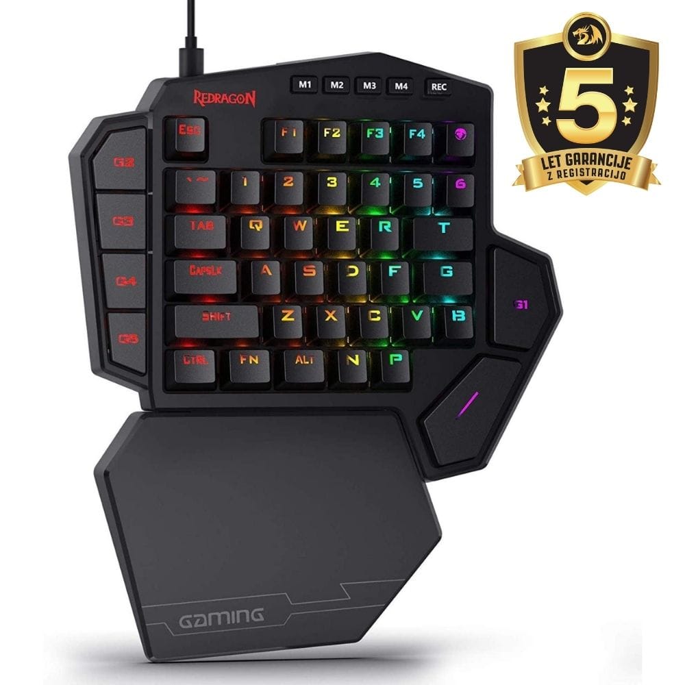 REDRAGON DITI K585 RGB, mehanska enoročna tipkovnica 6950376774385