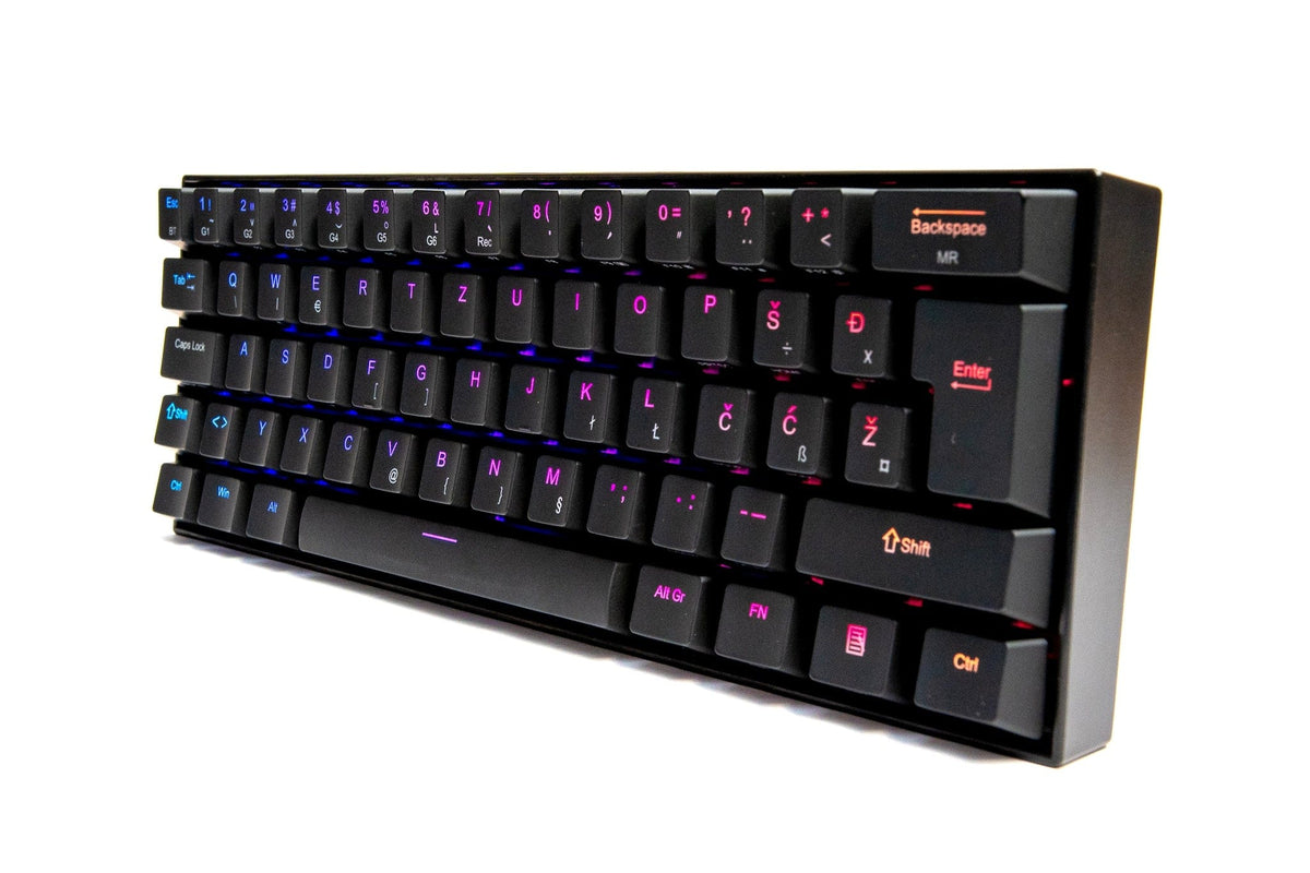 REDRAGON K530 DRACONIC RGB MECHANICAL KEYBOARD SLO/CRO BROWN SWITCHES 6950376709158